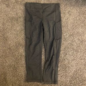 Lululemon cropped grey leggings